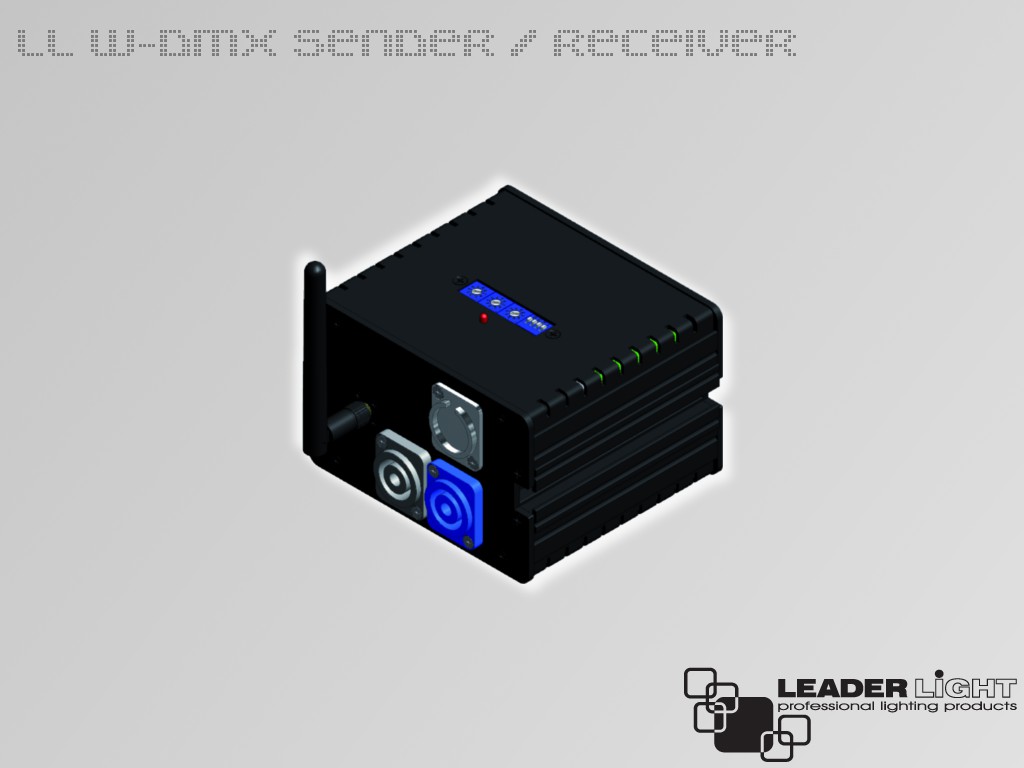 Wireless DMX Transceiver 2,4 GHz Sender IMG Stageline WDMX-3F 